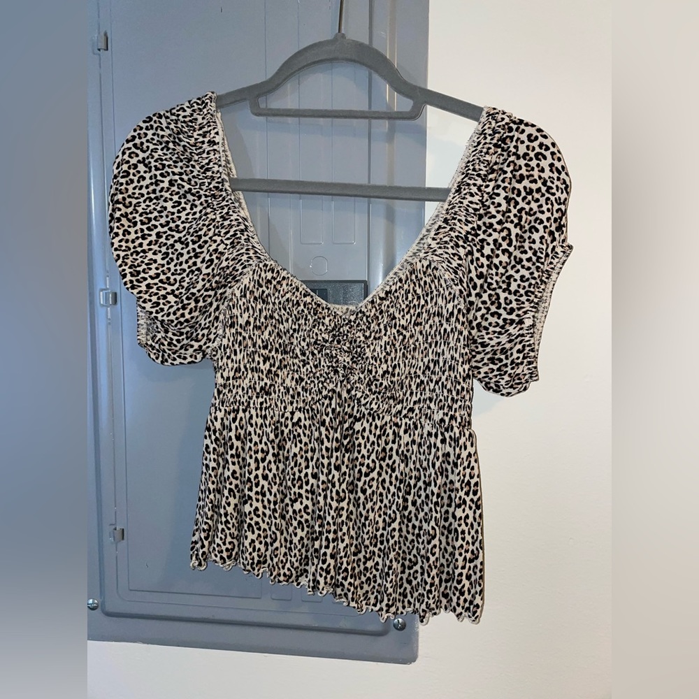 Cheetah Print Top